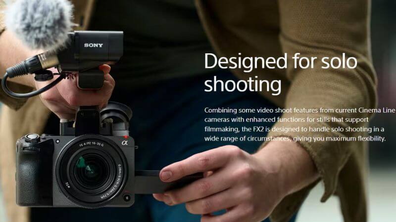 Sony Cinema Line FX2 Features