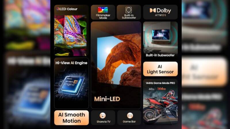 Hisense U7Q Specifications