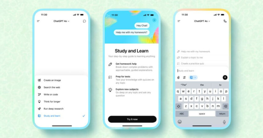 ChatGPT Study Mode Features