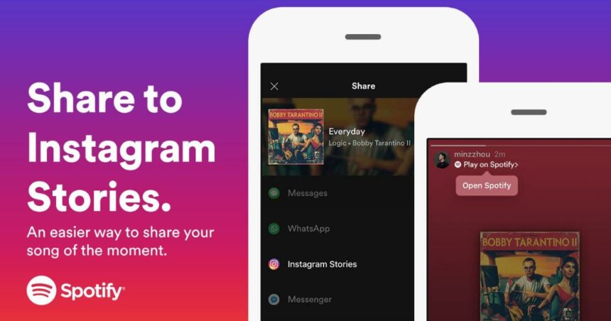 Instagram Share Spotify Songs