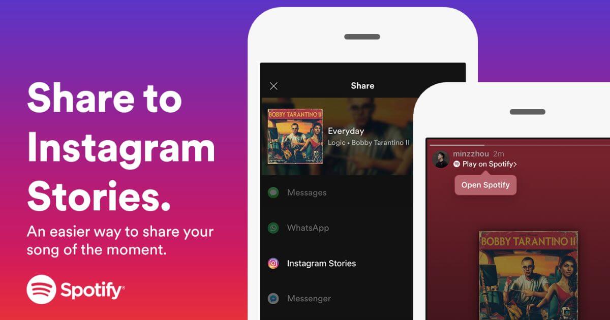 Instagram Share Spotify Songs