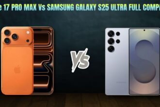 iPhone 17 Pro Max Vs Samsung Galaxy S25 Ultra Comparison