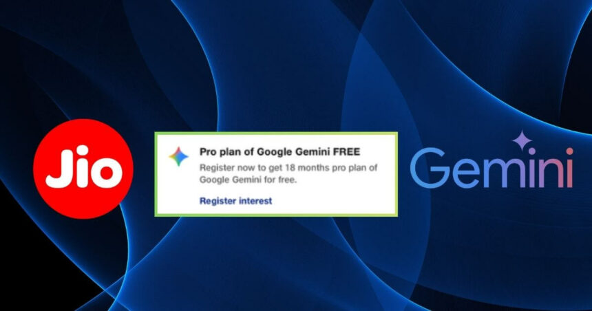 Reliance Jio Google Gemini