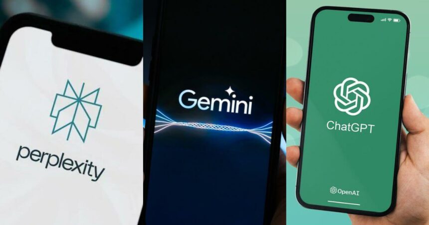 Google AI Pro Vs Perplexity Pro Vs ChatGPT Go