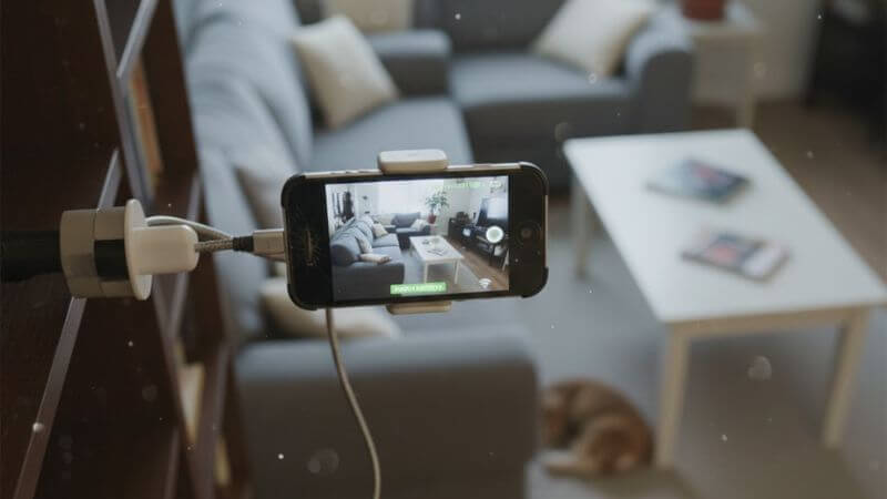 Smartphone Into Home Security Camera