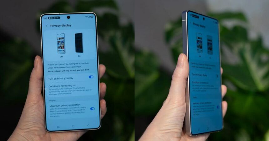 Samsung Galaxy S26 Ultra Privacy Display