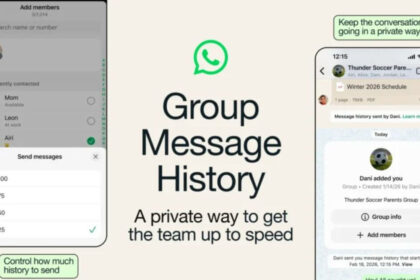 WhatsApp Group Message History