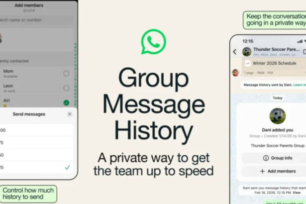 WhatsApp Group Message History
