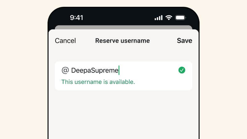 Username On WhatsApp