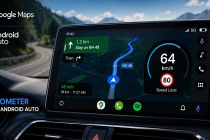 Google Maps Android Auto Built In Speedometer