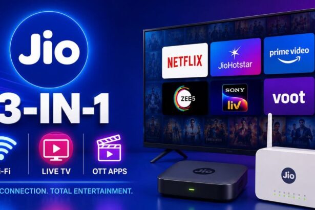 Jio Launches 3-In-1 Plans