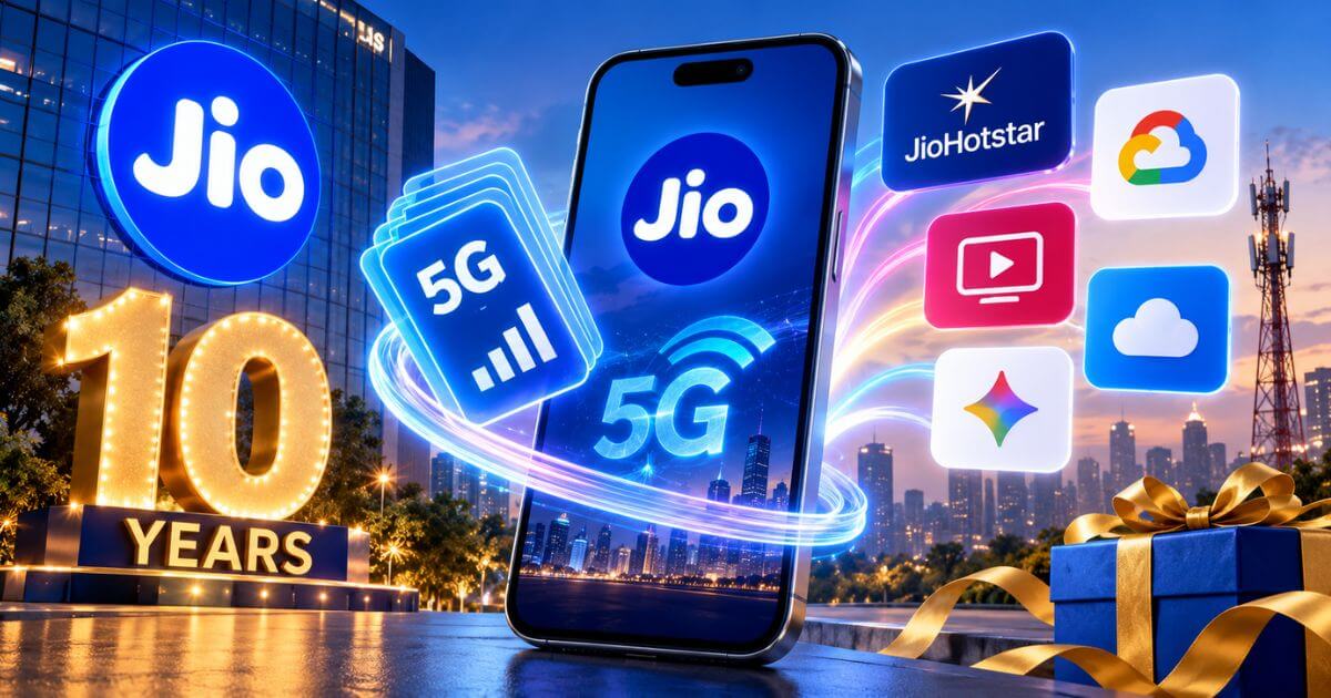 Reliance Jio 10th Anniversary Offer