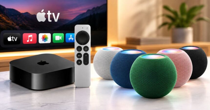 Apple TV 4K And HomePod Mini 2